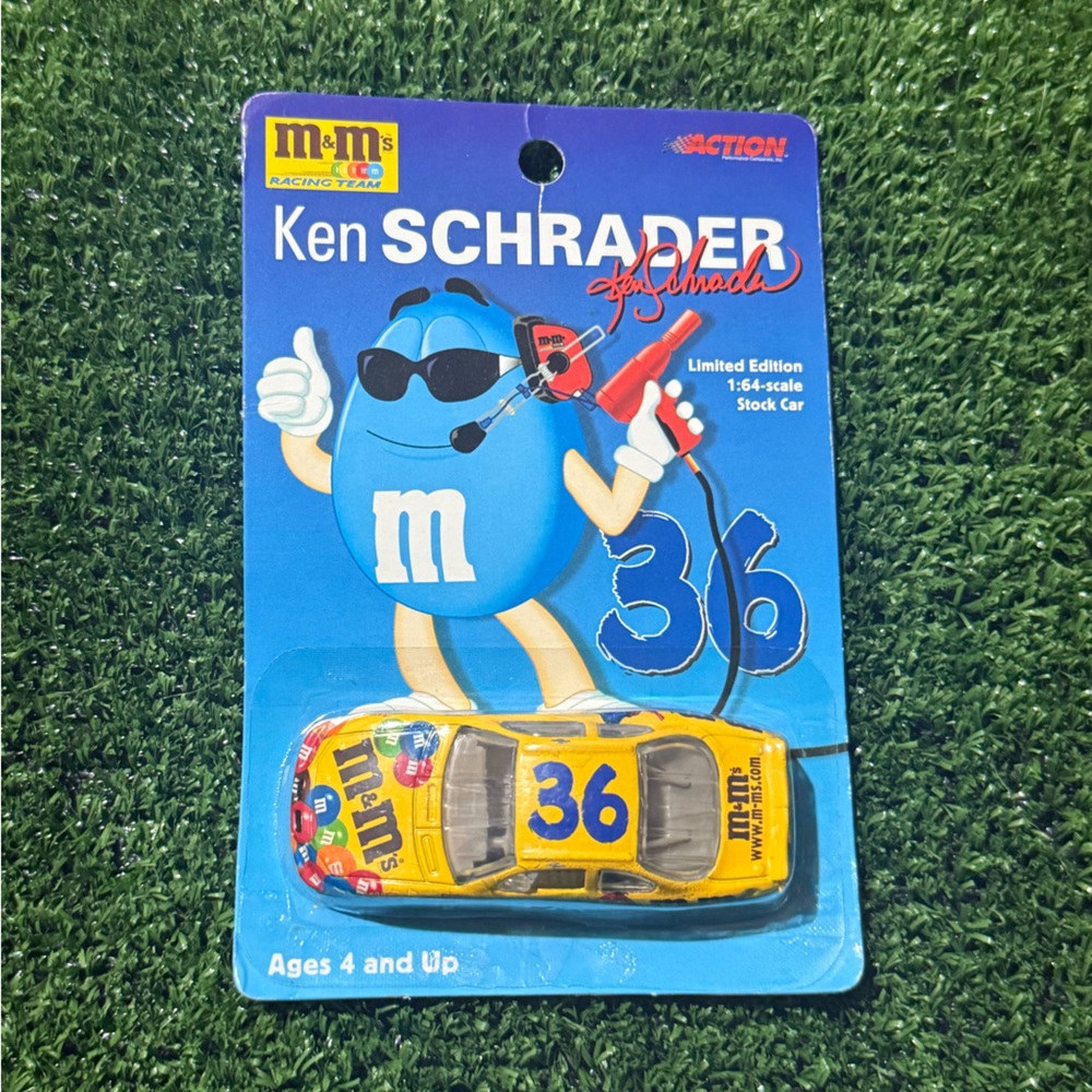 M&M's Racing Team Ken Schrader #36 Limited Edition Race Car.